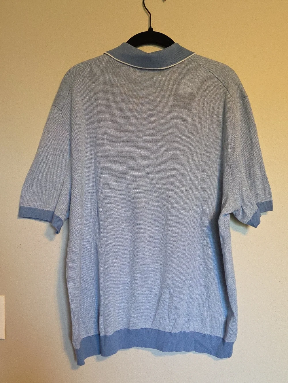 BANANA REPUBLIC Men’s Light Blue Short-Sleeve 100% Cotton Polo